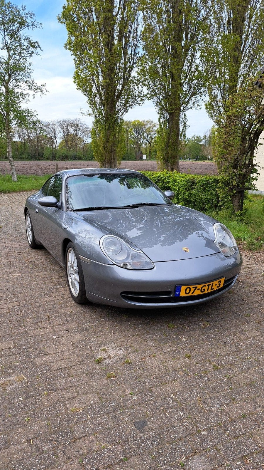Porsche 911 3.4 Carrera Coupe 2001 Grijs, Auto's, Porsche, Benzine, G, Coupé, Handgeschakeld, Geïmporteerd, Zilver of Grijs, Zwart