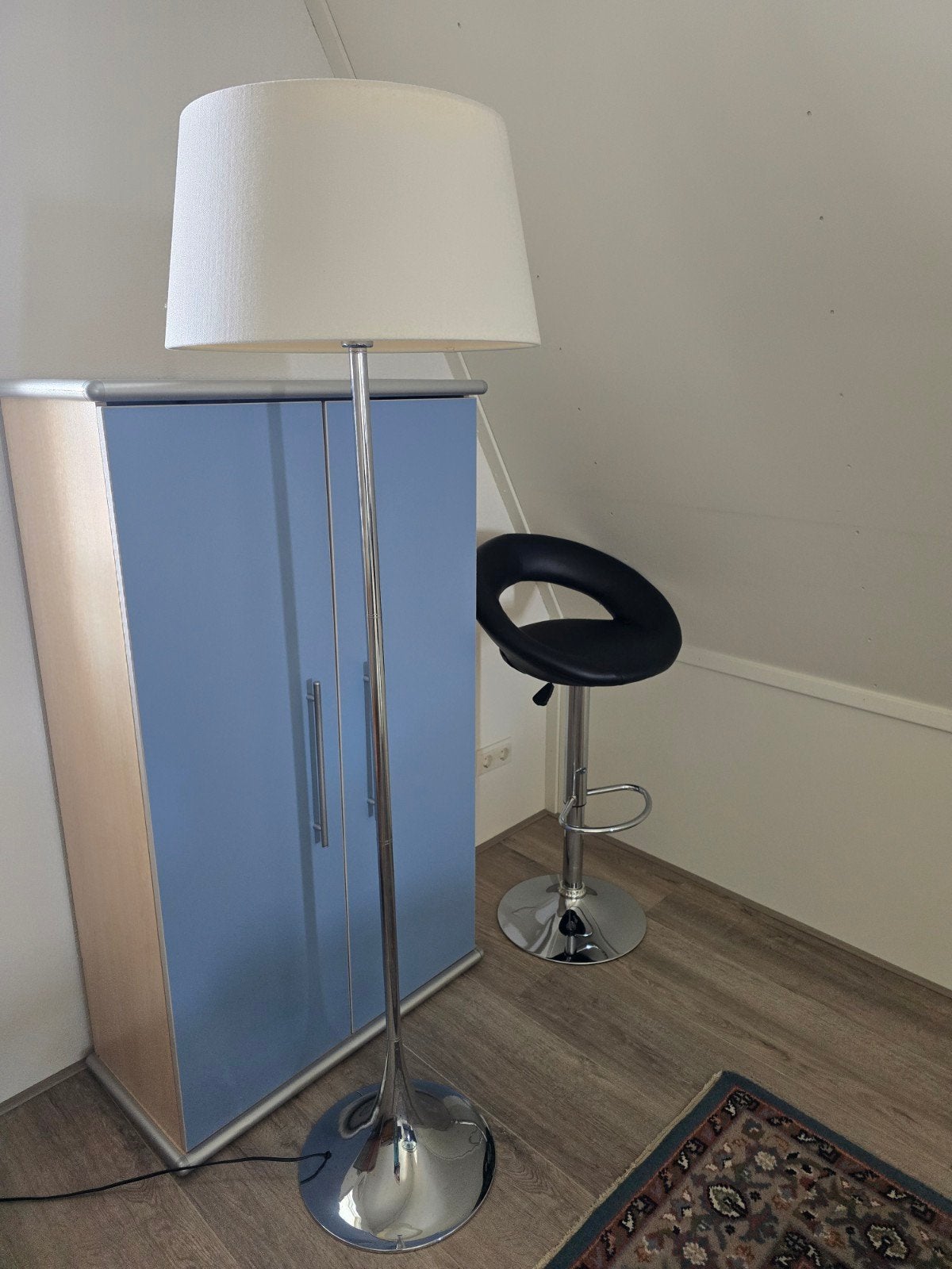 Prachtige Riviera Maison stijl vloerlamp, z.g.a.n., Ophalen, Metaal, Zo goed als nieuw, Riviera Maison stijl