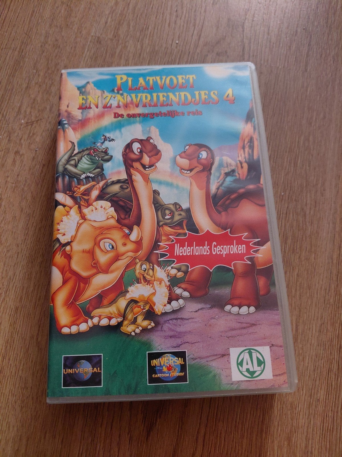 Platvoet en z'n vriendjes 4 onvergetelijke reis VHS., Cd's en Dvd's, VHS | Kinderen en Jeugd, Gebruikt, Tekenfilm, Alle leeftijden