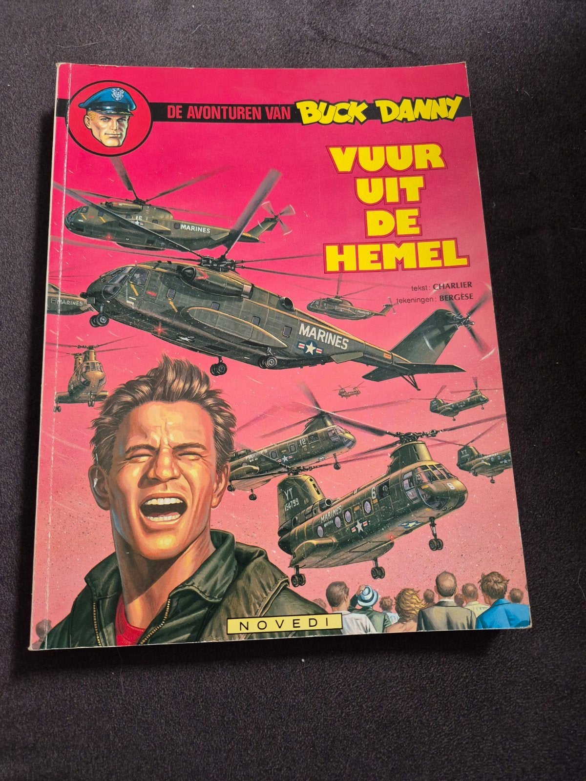 Buck Danny - Vuur uit de Hemel (Nr. 3), Boeken, Eén stripboek, Ophalen of Verzenden, Zo goed als nieuw, Jean-Michel Charlier (tekst), Victor Hubinon (tekeningen)