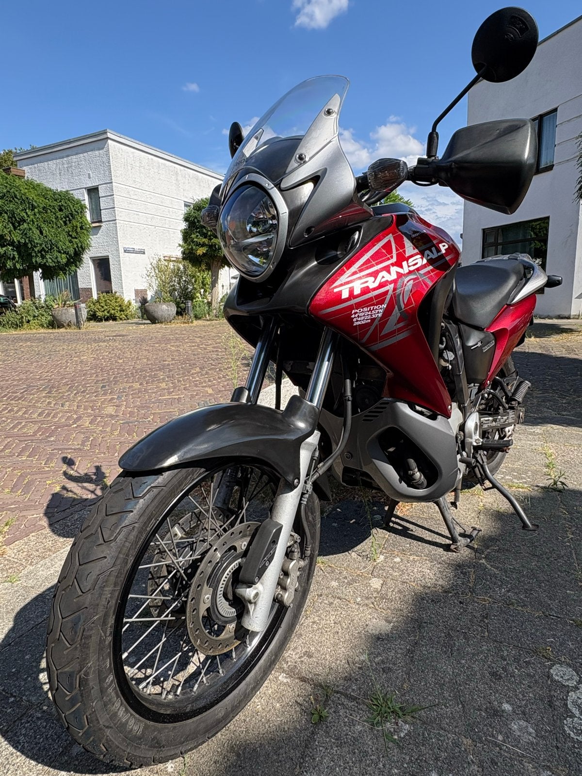 Honda Transalp XL 700, rood, 2 cilinders, Motorrijbewijs A, Gebruikt, Particulier