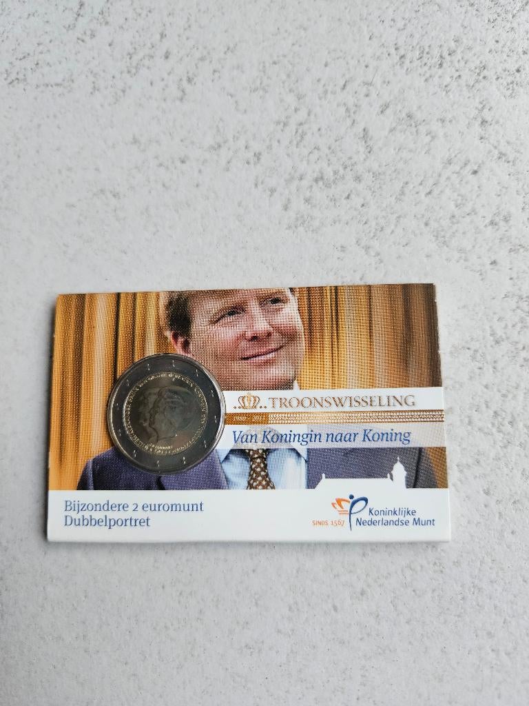 2 euromunt troonswisseling, Postzegels en Munten, Munten | Nederland, Ophalen, Koningin Beatrix, Euro's, Losse munt