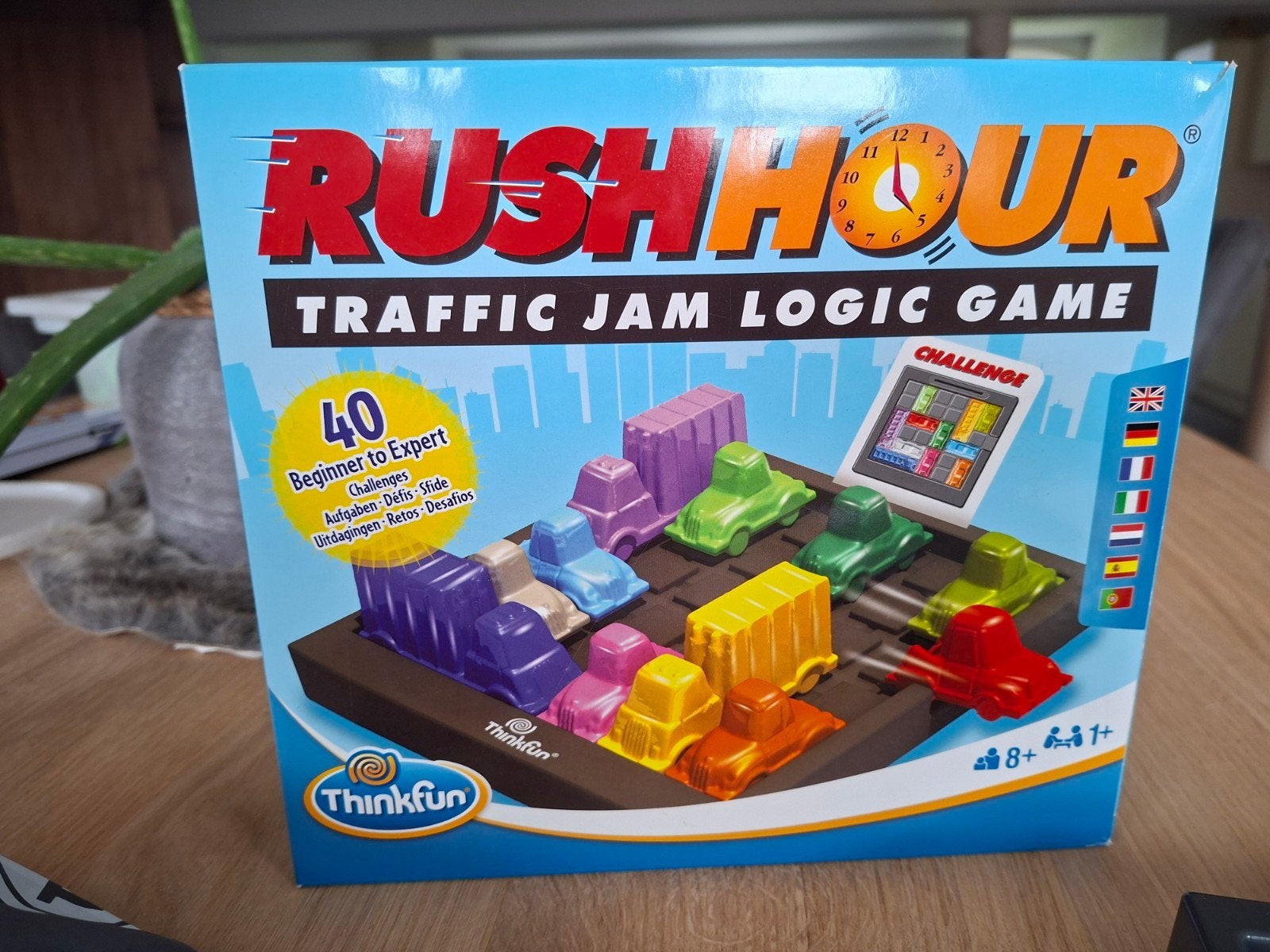 Rush Hour Traffic Jam Logic Game - Denkspel, Een of twee spelers, Ophalen of Verzenden, Zo goed als nieuw, ThinkFun