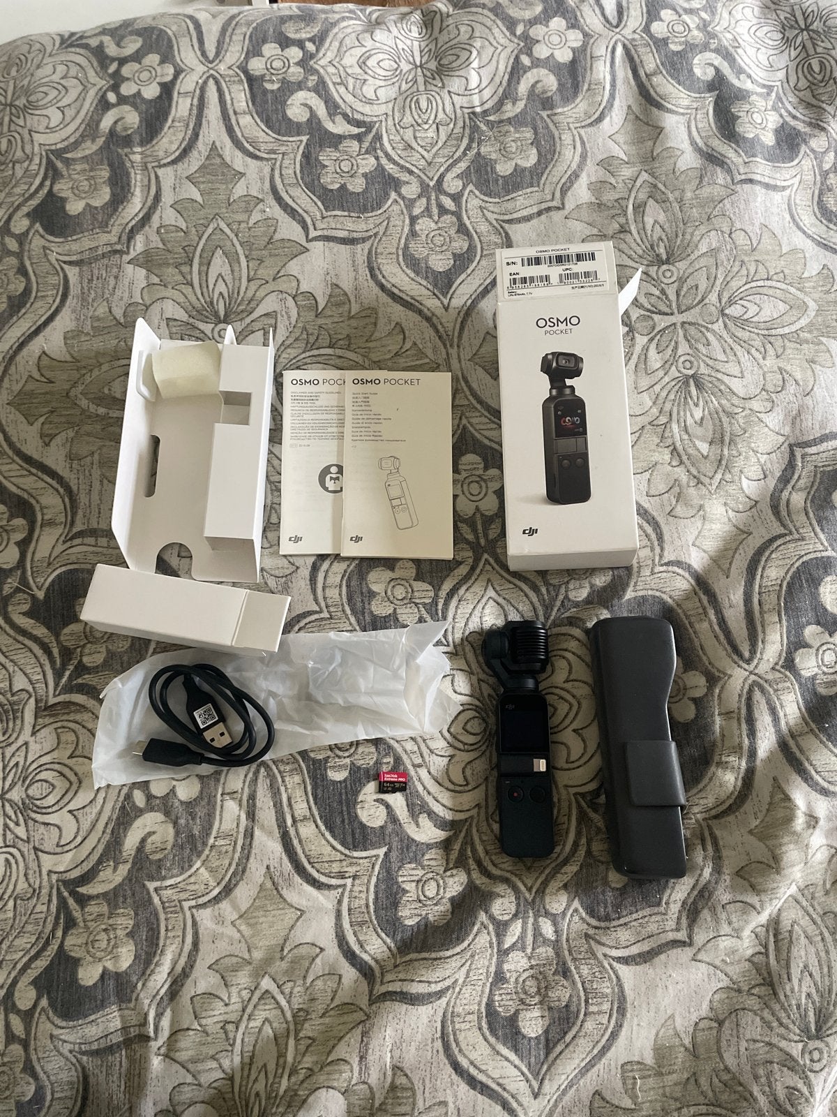 DJI Osmo Pocket Camera met 64GB SanDisk Extreme Pro, Overige merken, Full HD, Overige soorten, Zo goed als nieuw