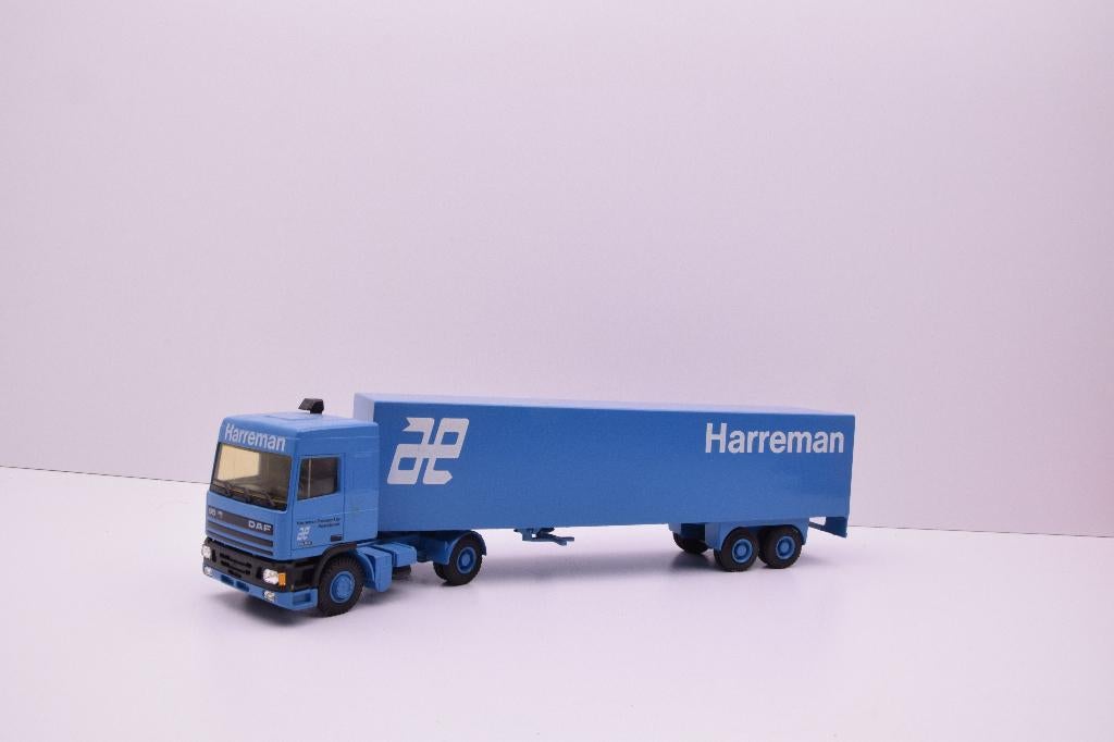 DAF 95 ati  '' Harreman transport Hoensbroek ''  Lion Car, Ophalen of Verzenden, Zo goed als nieuw, Bus of Vrachtwagen, Lion Toys