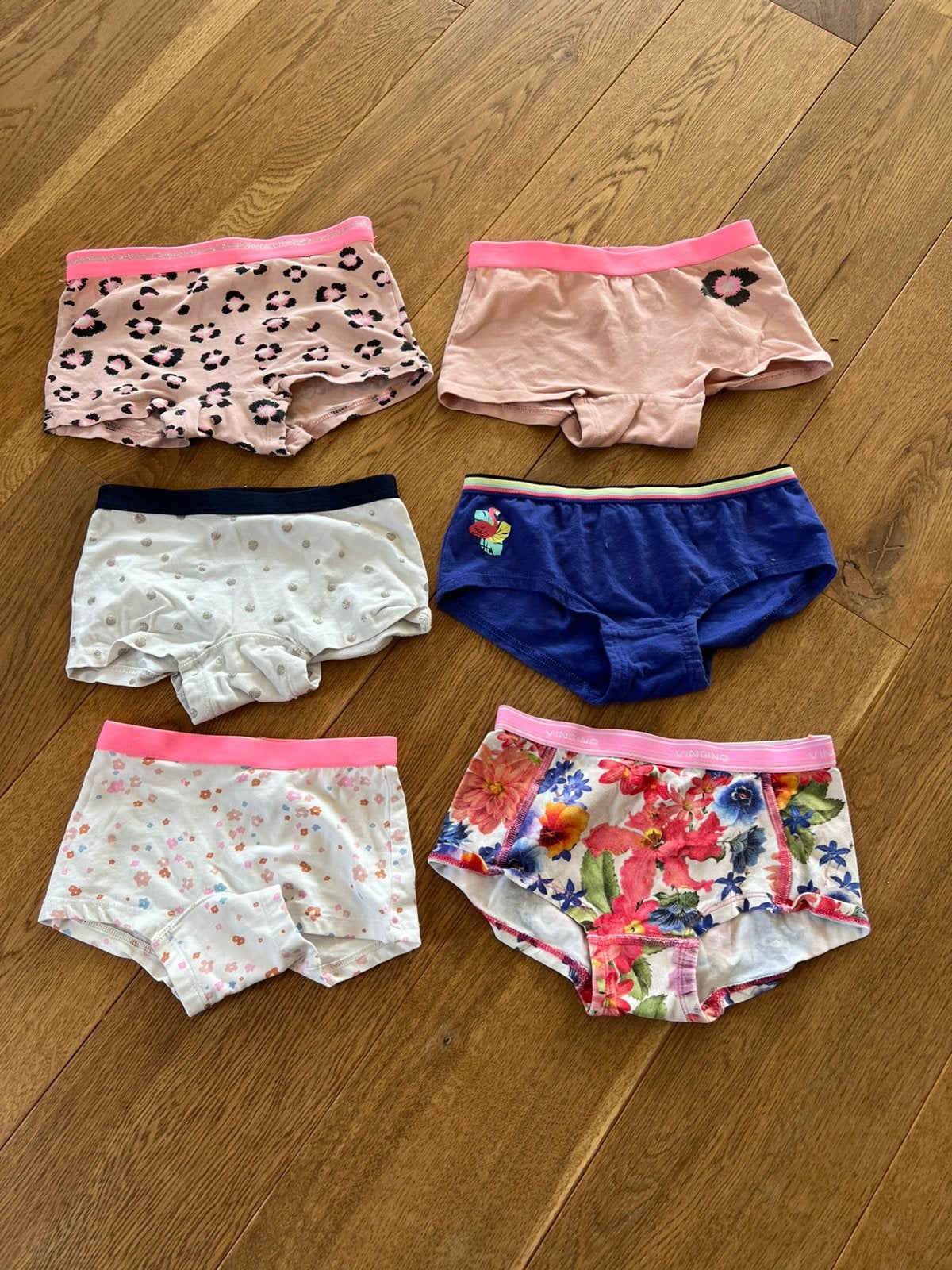 6 Meisjes Boxershorts/Onderbroeken Maat 122/128/134/140/146, Ophalen of Verzenden, Gebruikt, Meisje, Nacht- of Onderkleding