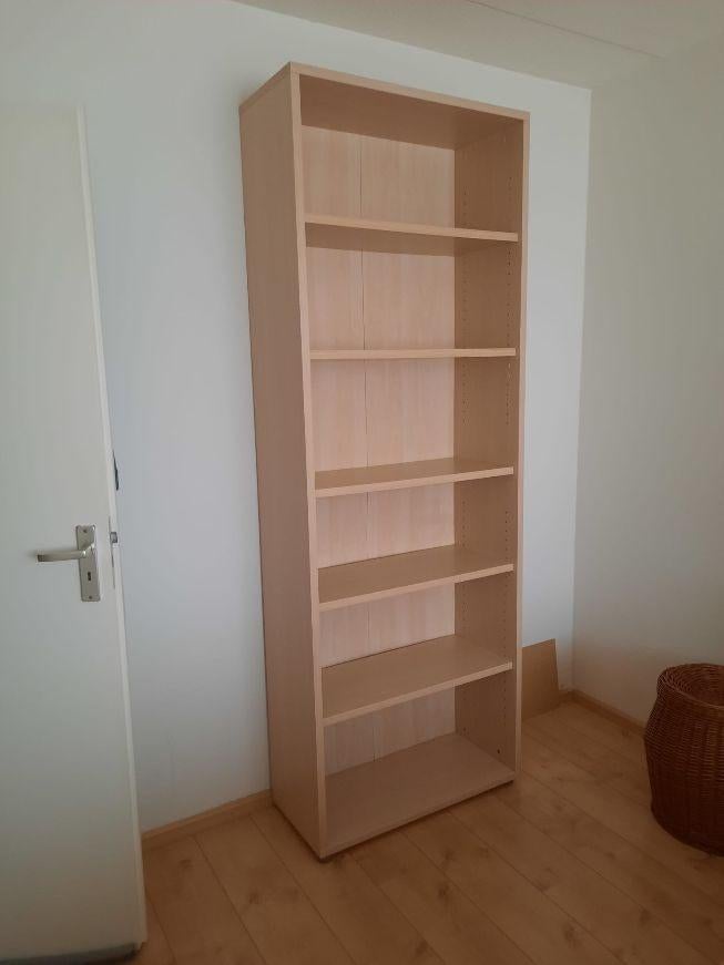 houten boekenkast, Ophalen, Met plank(en), Gebruikt, 200 cm of meer
