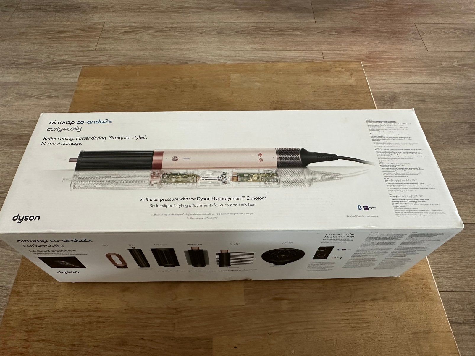 DYSON Airwrap Co-anda 2x Curly + Coily, Ophalen of Verzenden, Nieuw, Föhn of Haardroger