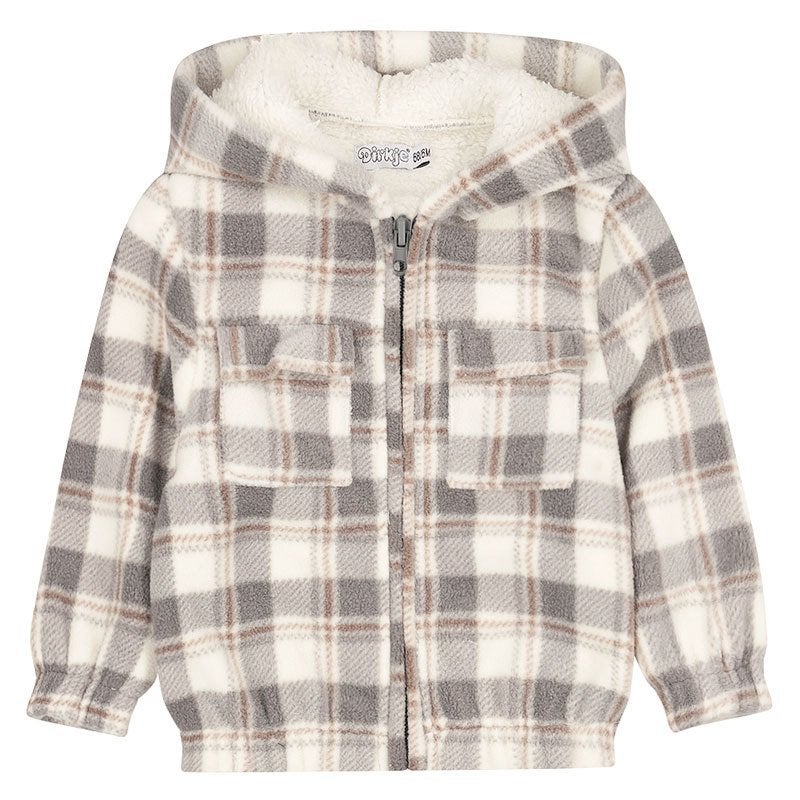 Nieuw stoer Dirkje fleece jasje met teddy voering maat 86, Dirkje, Nieuw, Ophalen of Verzenden, Jasje