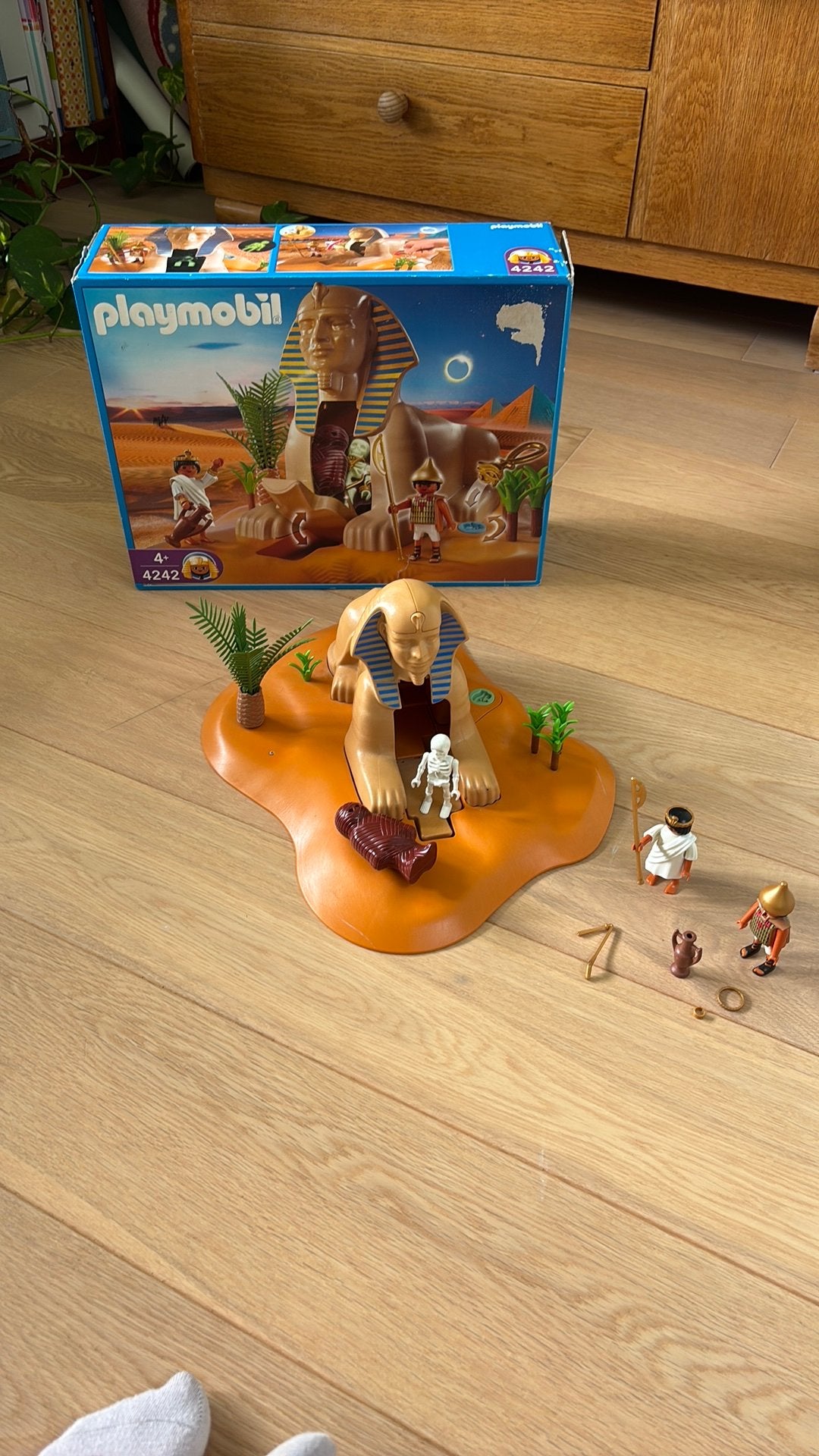 Mummie playmobil 4242, Ophalen of Verzenden, Zo goed als nieuw