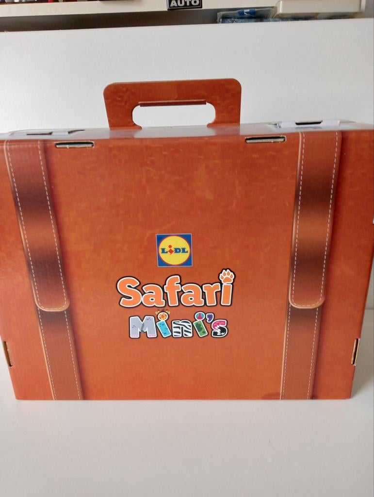 Lidl Safari Mini's met koffer en speelbord, Ophalen of Verzenden, Nieuw, Jongen of Meisje