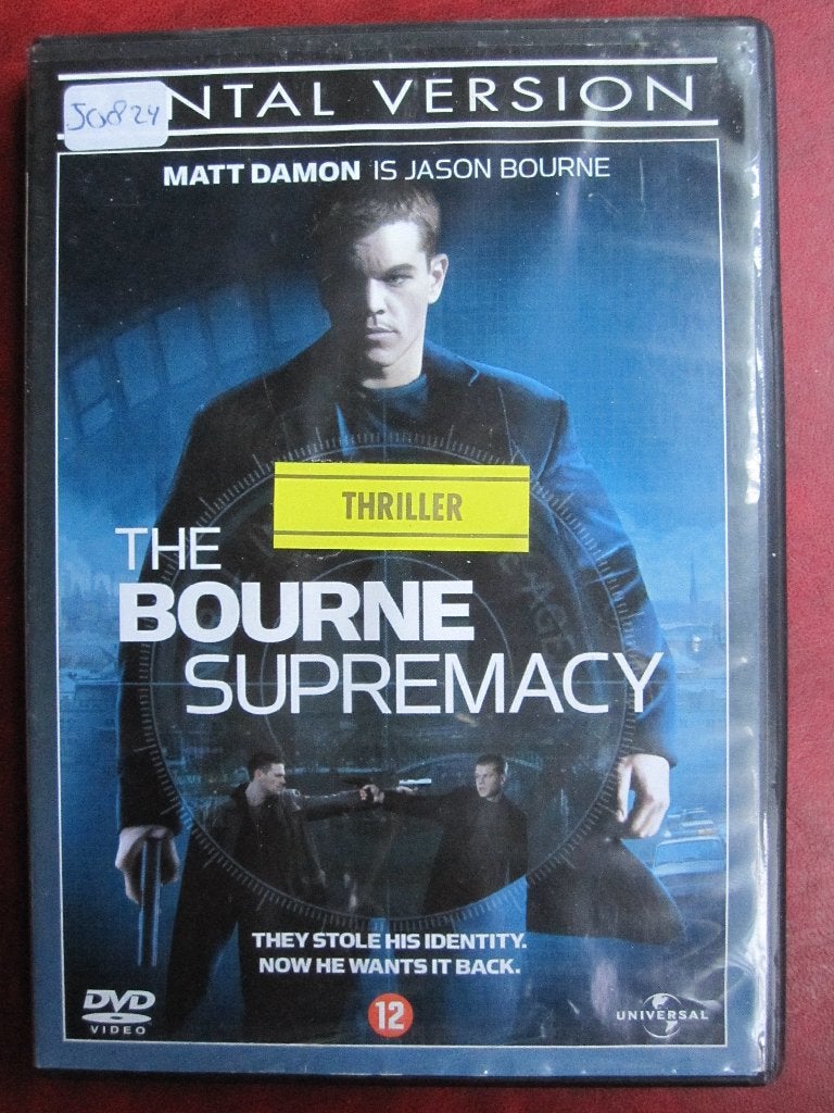 The Bourne Supremacy (2004), Vanaf 12 jaar, Ophalen of Verzenden, Zo goed als nieuw, Actiethriller