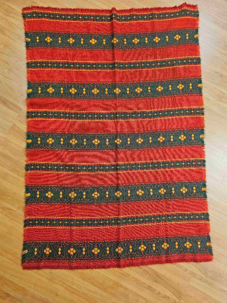 Vintage kleed rood 160/110 cm, Gebruikt, 100 tot 150 cm, Etten-Leur, DJT@dejuistetoon.eu