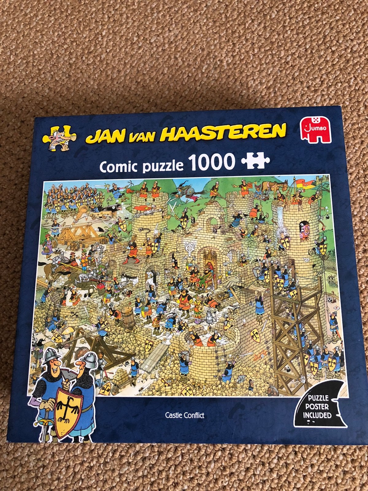 Castle Conflict Jan van Haasteren, Ophalen, 500 t/m 1500 stukjes, Zo goed als nieuw