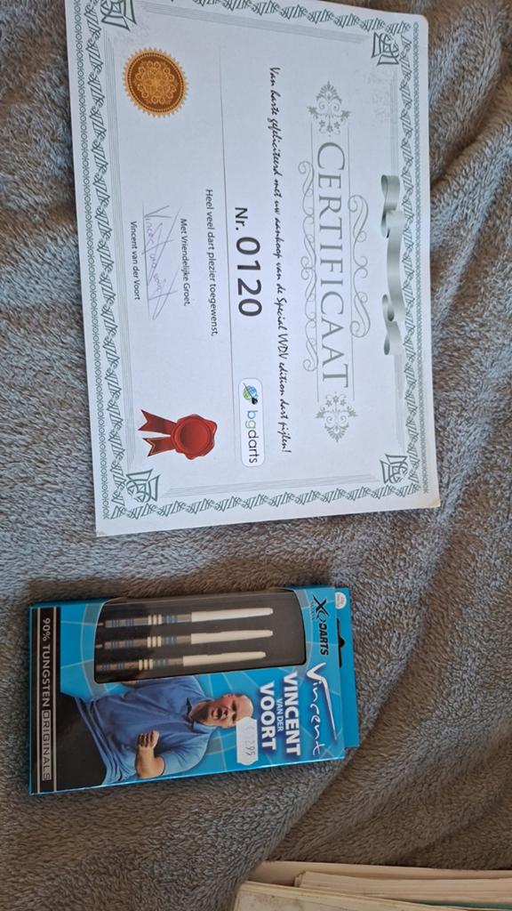 Vincent van der Voort Darts - Special WDV Edition, Ophalen of Verzenden, Nieuw, Pijlen