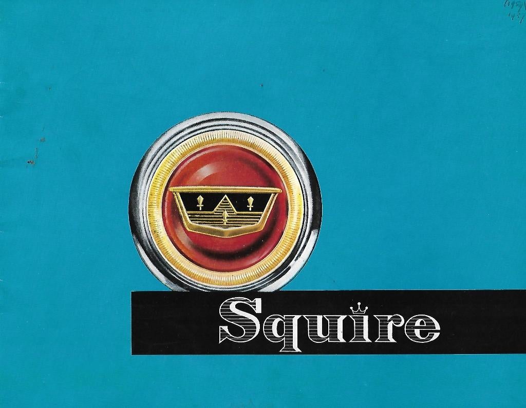 Brochure SQUIRE ( FORD) Station-car, 1956 (NL)., Boeken, Ford, Nieuw, Ophalen of Verzenden, Ford Fabriek, Amsterdam.
