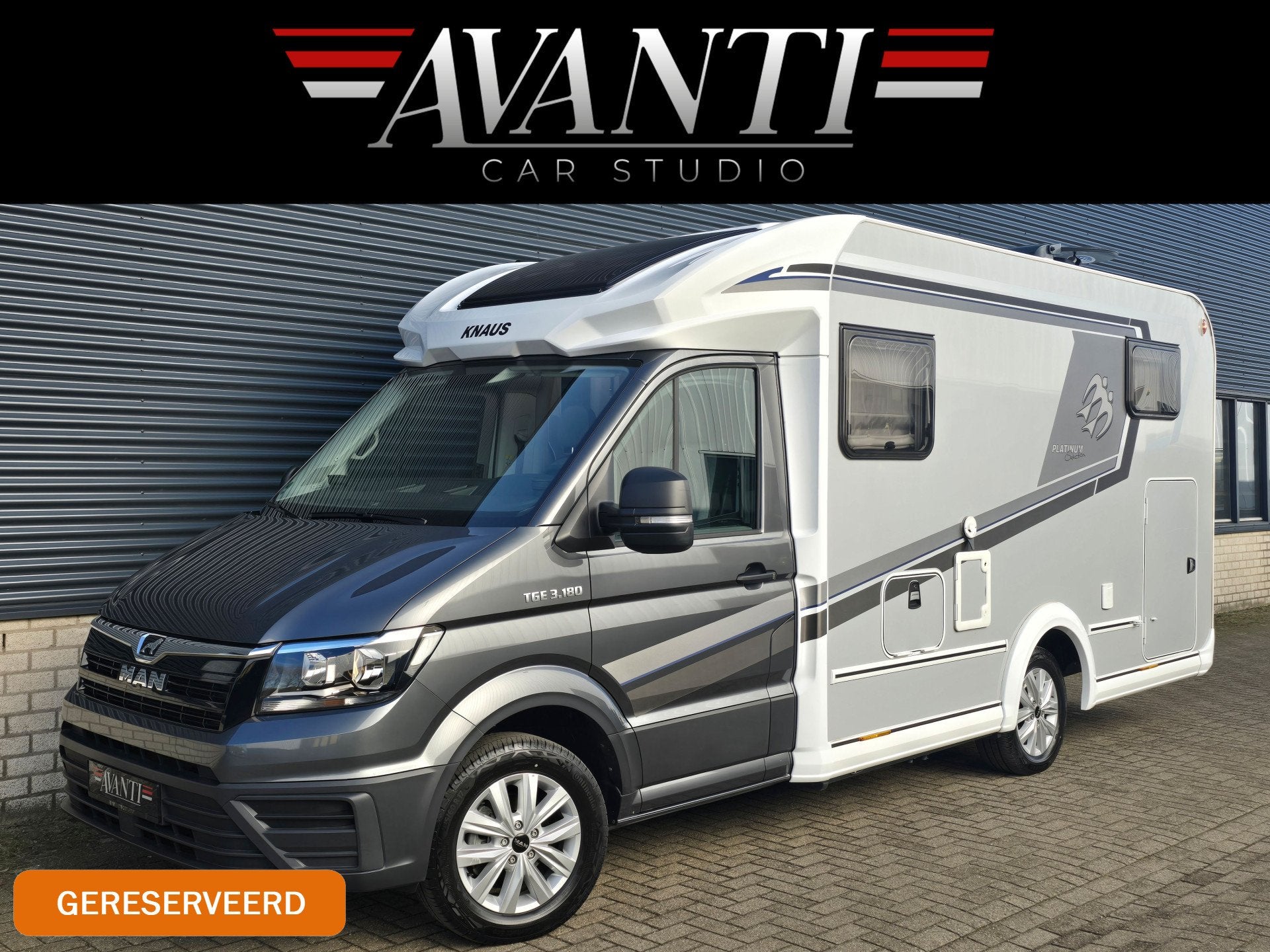 Knaus VAN TI PLUS 650 MEG PLATINUM SELECTION AUTOMAAT 180 PK, Caravans en Kamperen, Automaat, 10 meter en meer, Tot en met 2, Douche
