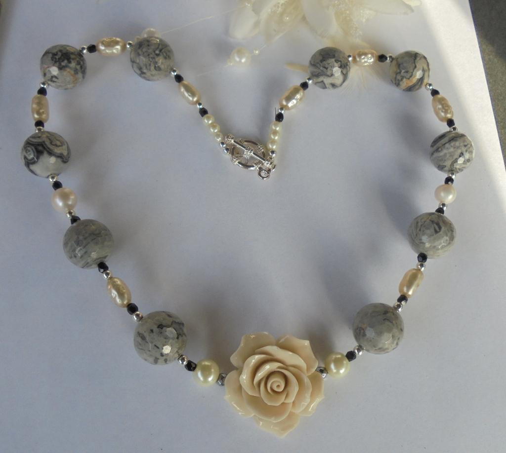 handwerk ketting, Overige kleuren, Verzenden, Nieuw, Steen of Mineraal