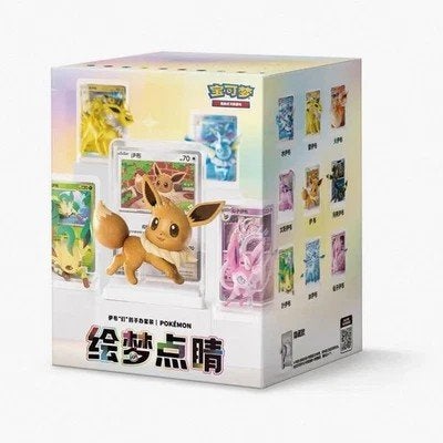 Pokemon dream paint collection figuren met kaart, Ophalen of Verzenden, Knutselwerk