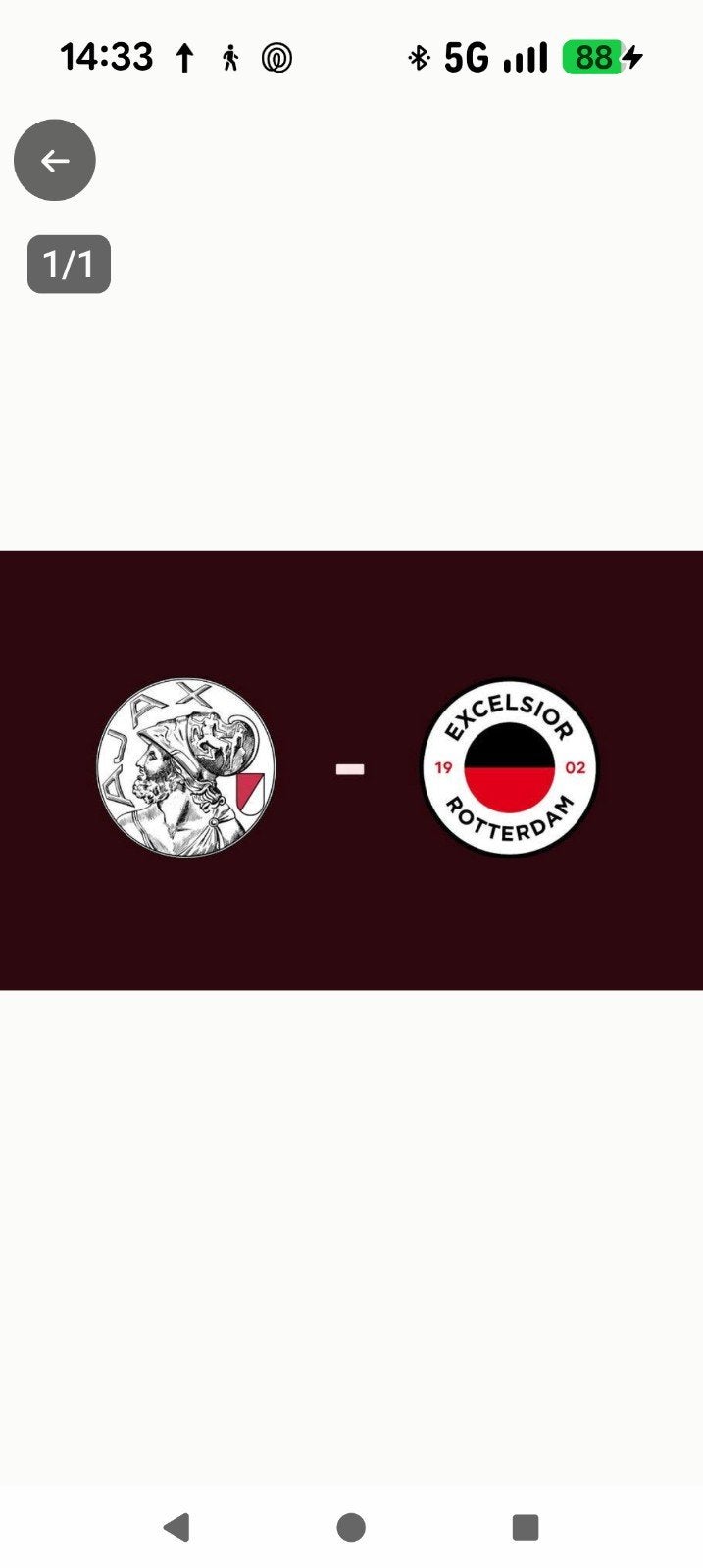 F side vak uitverkocht nu nog te koop, Tickets en Kaartjes, Eén persoon