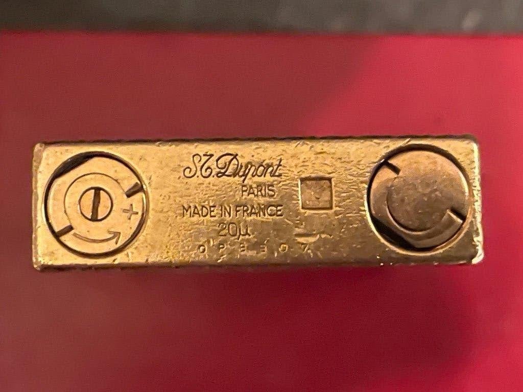 ST Dupont gouden aansteker, Verzamelen, Rookartikelen, Aanstekers en Luciferdoosjes, Ophalen, Gebruikt, Aansteker