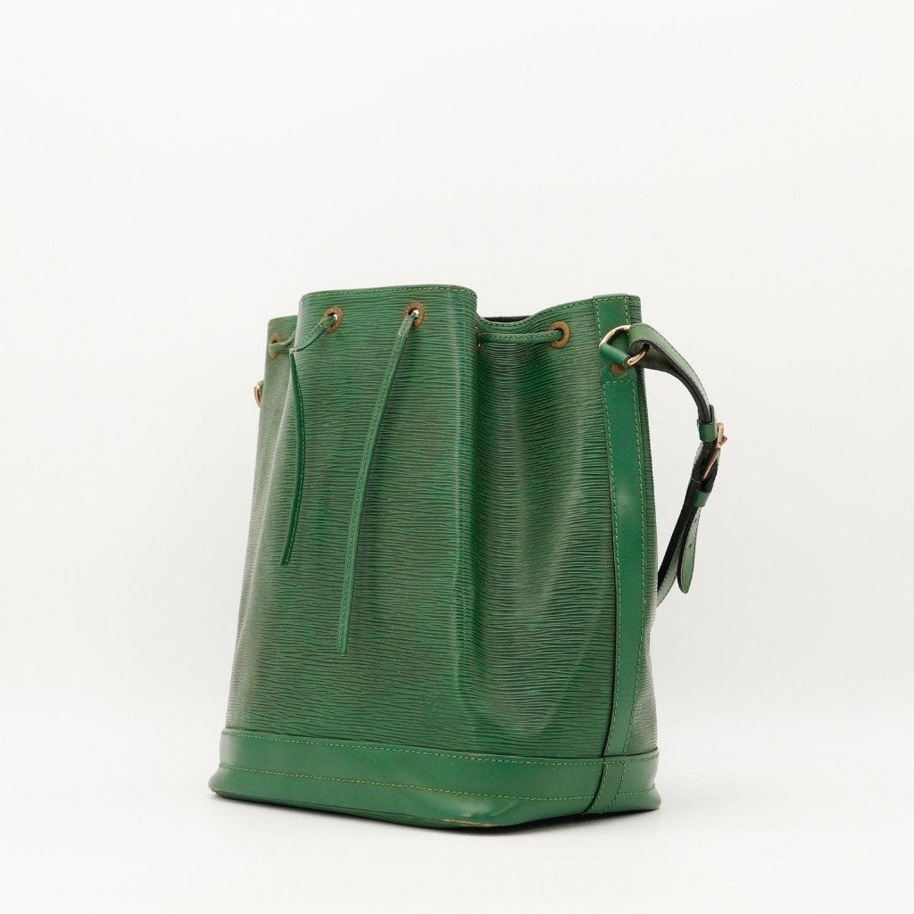 Louis Vuitton Noé Epi in groen handtas, Verzenden, Gebruikt, Groen, Handtas