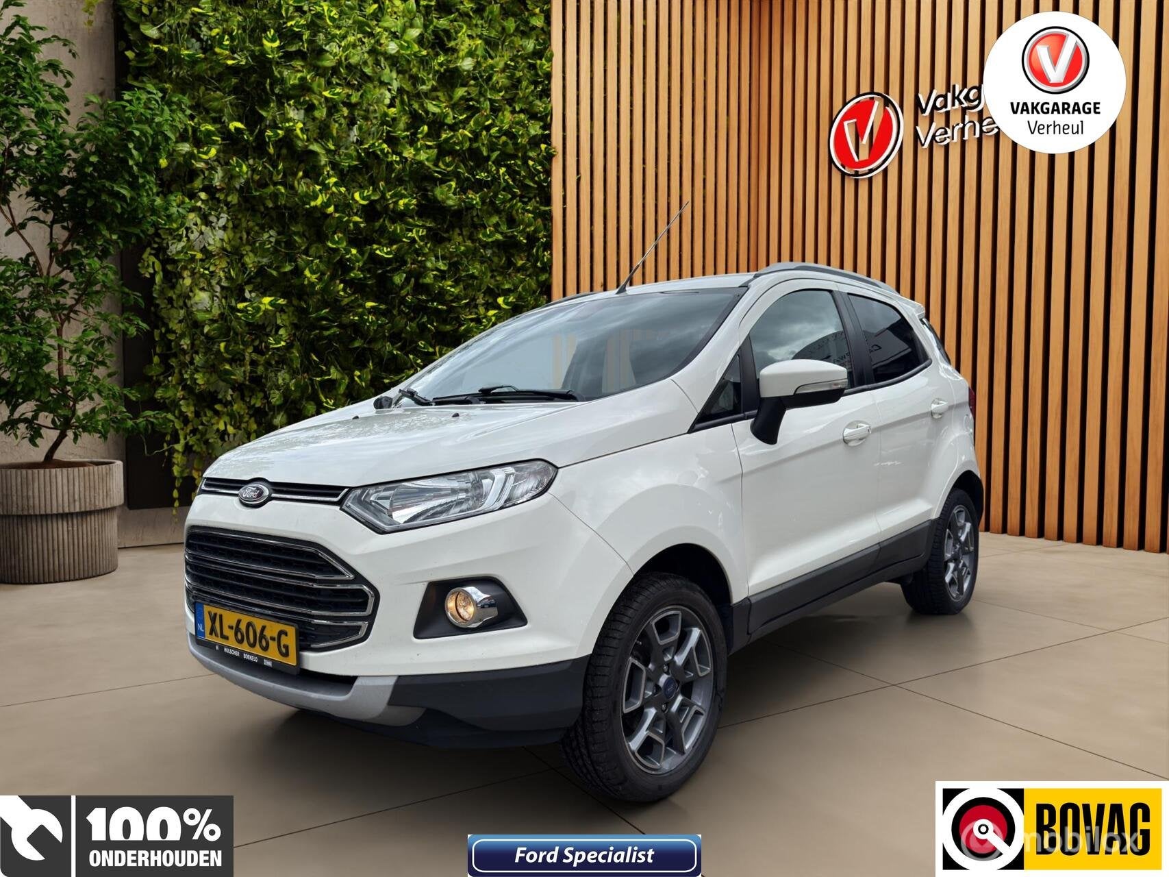 Ford EcoSport 1.0 EcoBoost Titanium 125Pk ✅Clima ✅Cruise, Auto's, Voorwielaandrijving, Euro 5, 125 pk, Gebruikt