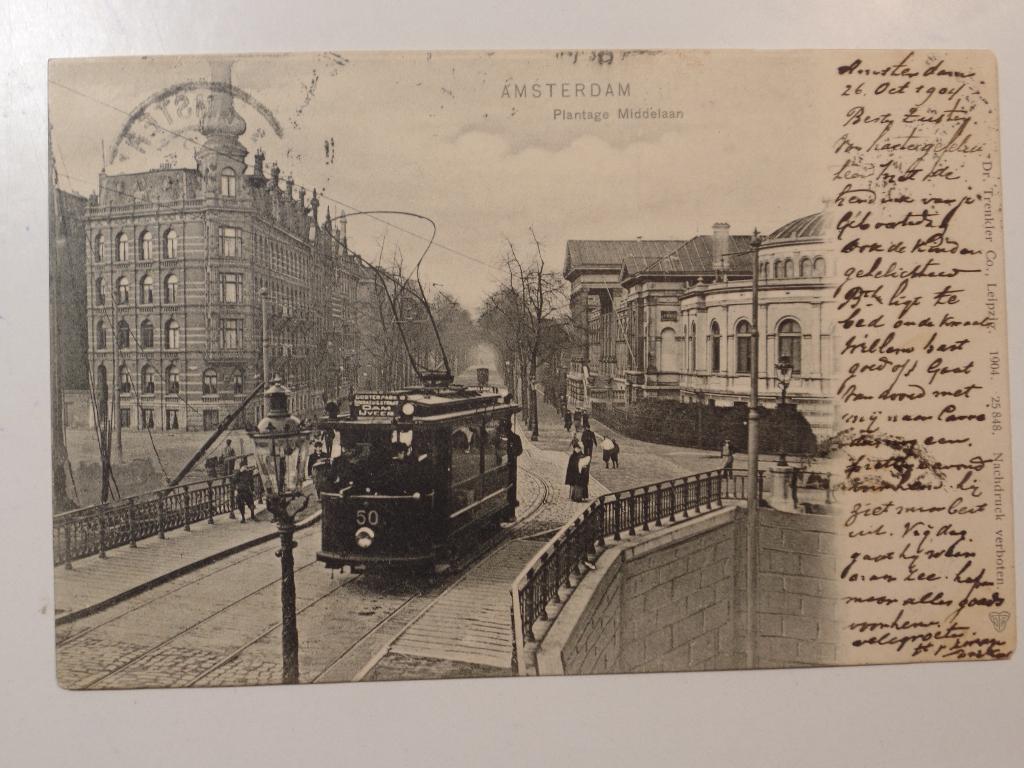 Amsterdam 803 tram, Verzenden, Voor 1920, Gelopen, Noord-Holland