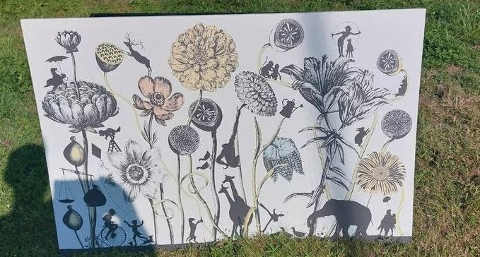 Canvas Schilderij, Ophalen, Zo goed als nieuw, Schilderij, 100 tot 125 cm