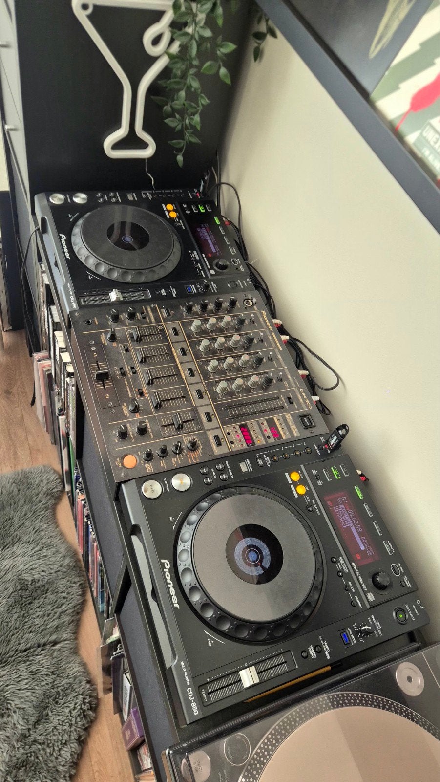 Pioneer 4-deck DJ set | 2x CDJ-850-K | DJM-600 | 2x CDJ-800, Ophalen, Gebruikt, Dj-set, Pioneer