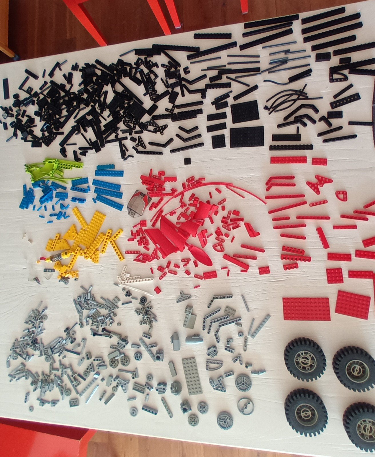Grote partij technic Lego 8860 8284 incompleet, Ophalen of Verzenden, Gebruikt, Losse stenen, Lego