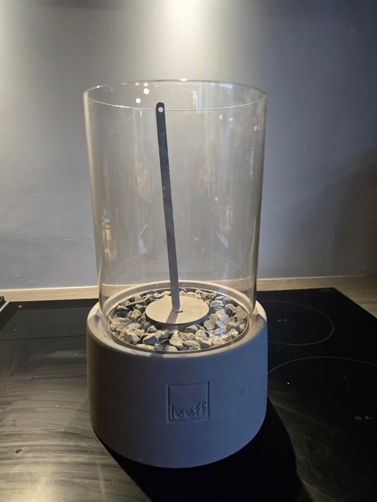 Leuke sfeerhaard voor op tafel - Leeff, Ophalen, Zo goed als nieuw, Modern, Glas