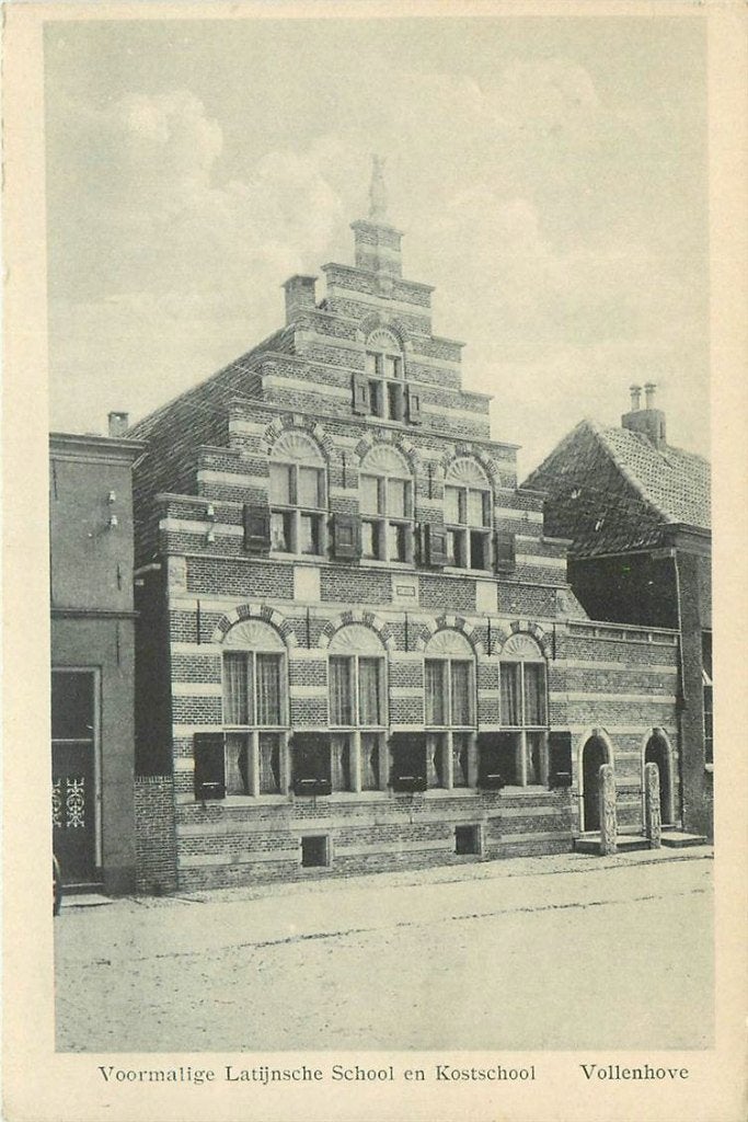 379-186-003 Vollenhove Latijnsche School, Ophalen of Verzenden, Voor 1920, Overijssel