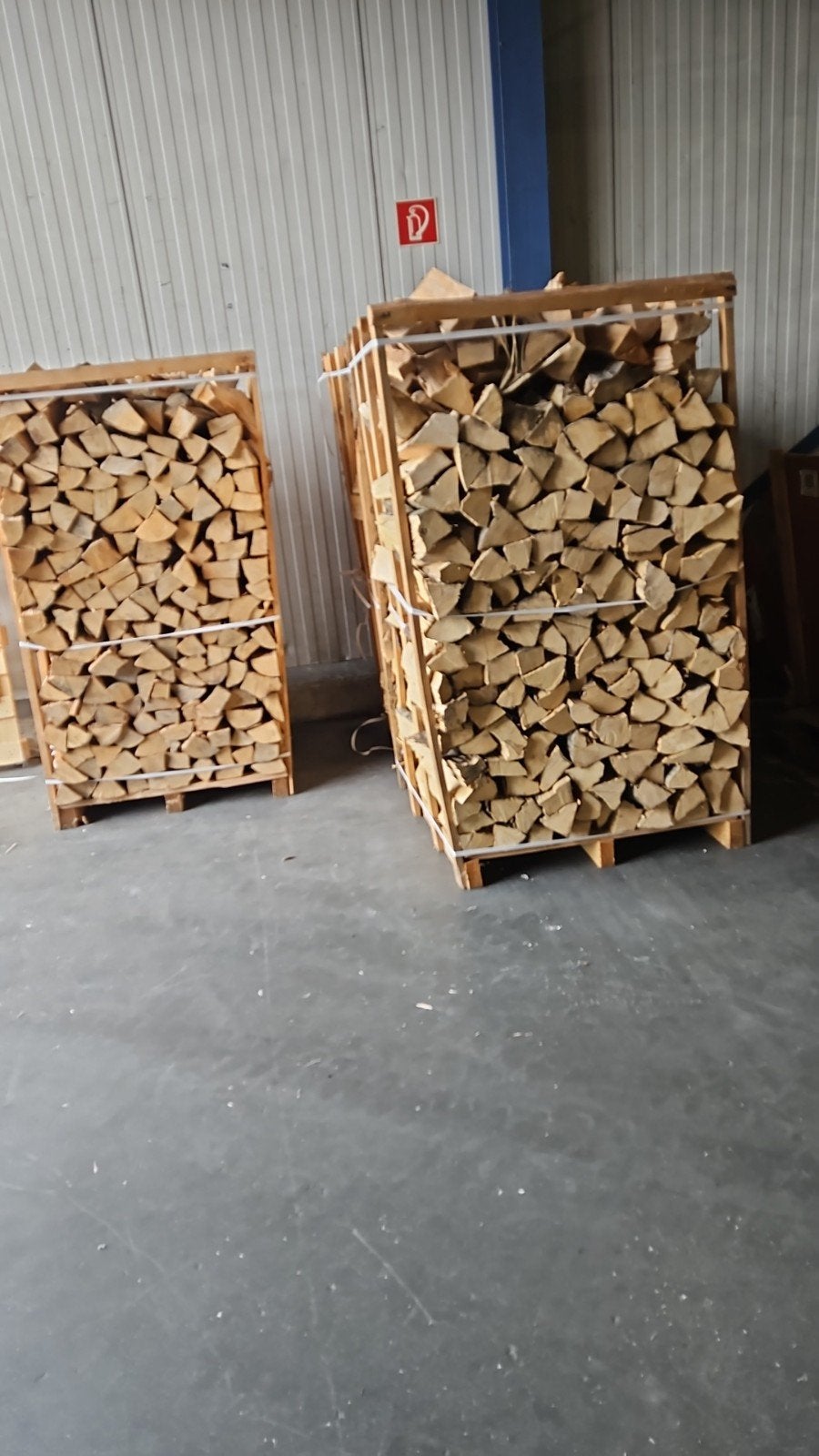 Gekloofd brandhout in kratten - Beukenhout, 3 tot 6 m³, Ophalen, Beukenhout, Blokken