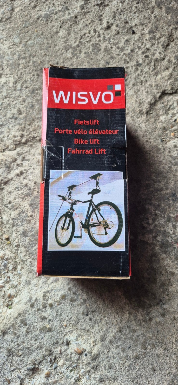 Nieuwe Wisvo Fietslift - Handige Opbergoplossing, Fietsen en Brommers, Ophalen of Verzenden, Nieuw, Wisvo