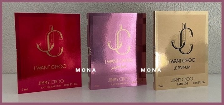 #1 I WantChoo set 3 parfum samples proefjes testers monsters, Sieraden, Tassen en Uiterlijk, Uiterlijk | Parfum, Verzenden, Nieuw
