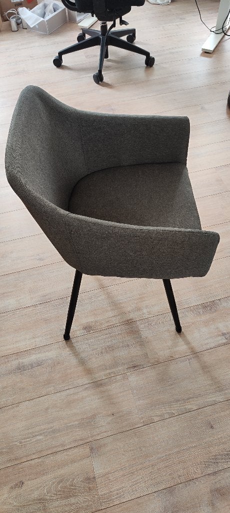 Stoel - Chairs, Ophalen, Zo goed als nieuw, Grijs, Stof