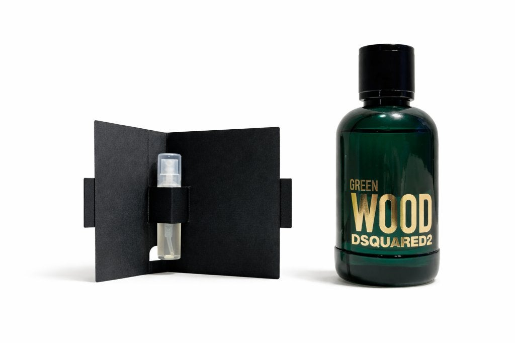 Green Wood – DSQUARED² (heren, sample 1,2ml) parfum decant, Ophalen of Verzenden, Nieuw