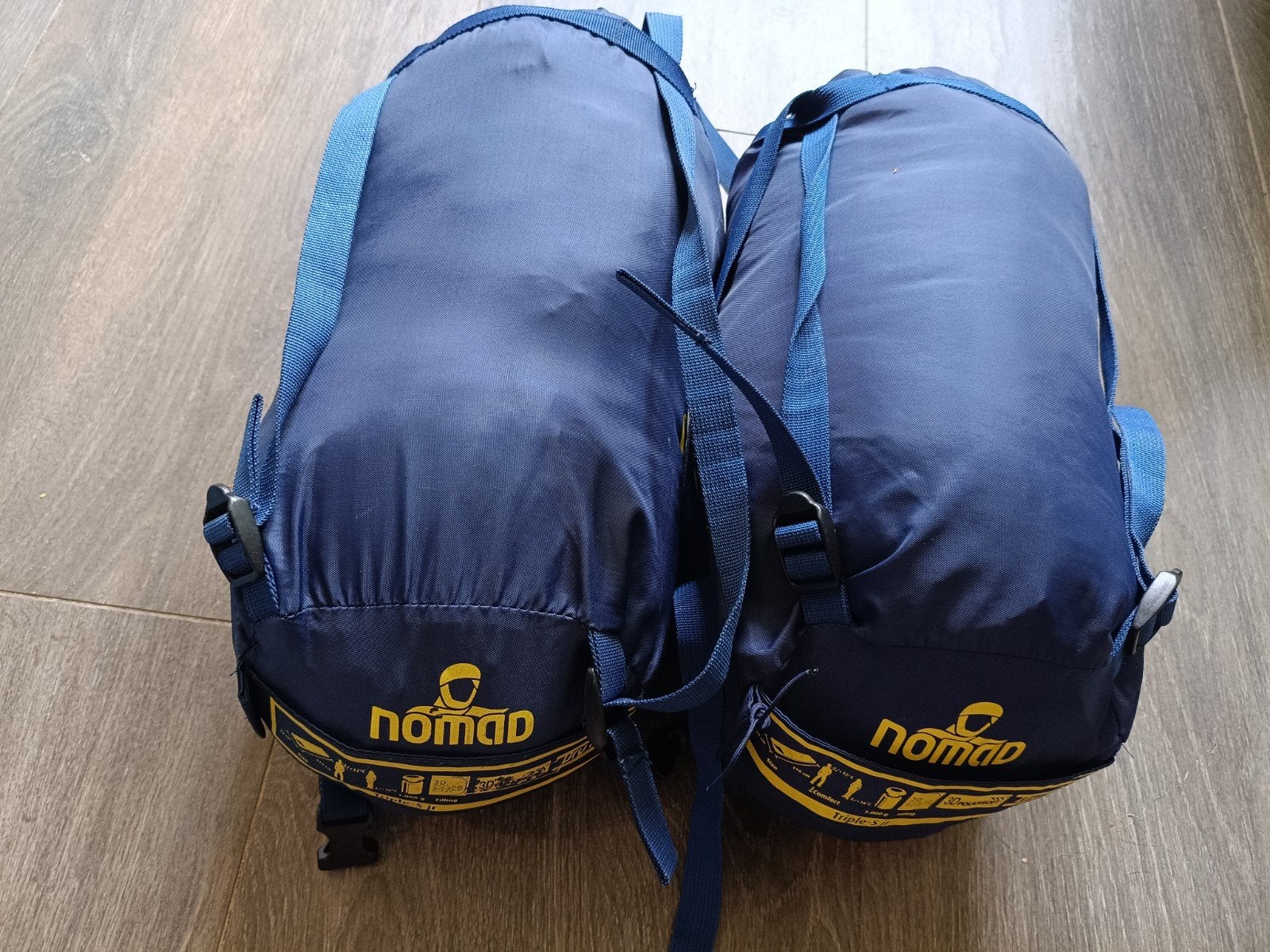 nomad slaapzak triple s jr voor kind, Ophalen, Gebruikt