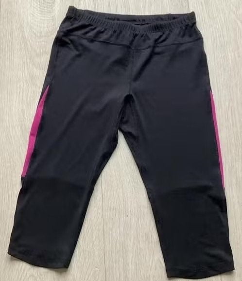 Zwarte sportbroek Maat 40 met roze accenten, Kleding | Dames, Maat 38/40 (M), Zwart, Active touch, Ophalen of Verzenden
