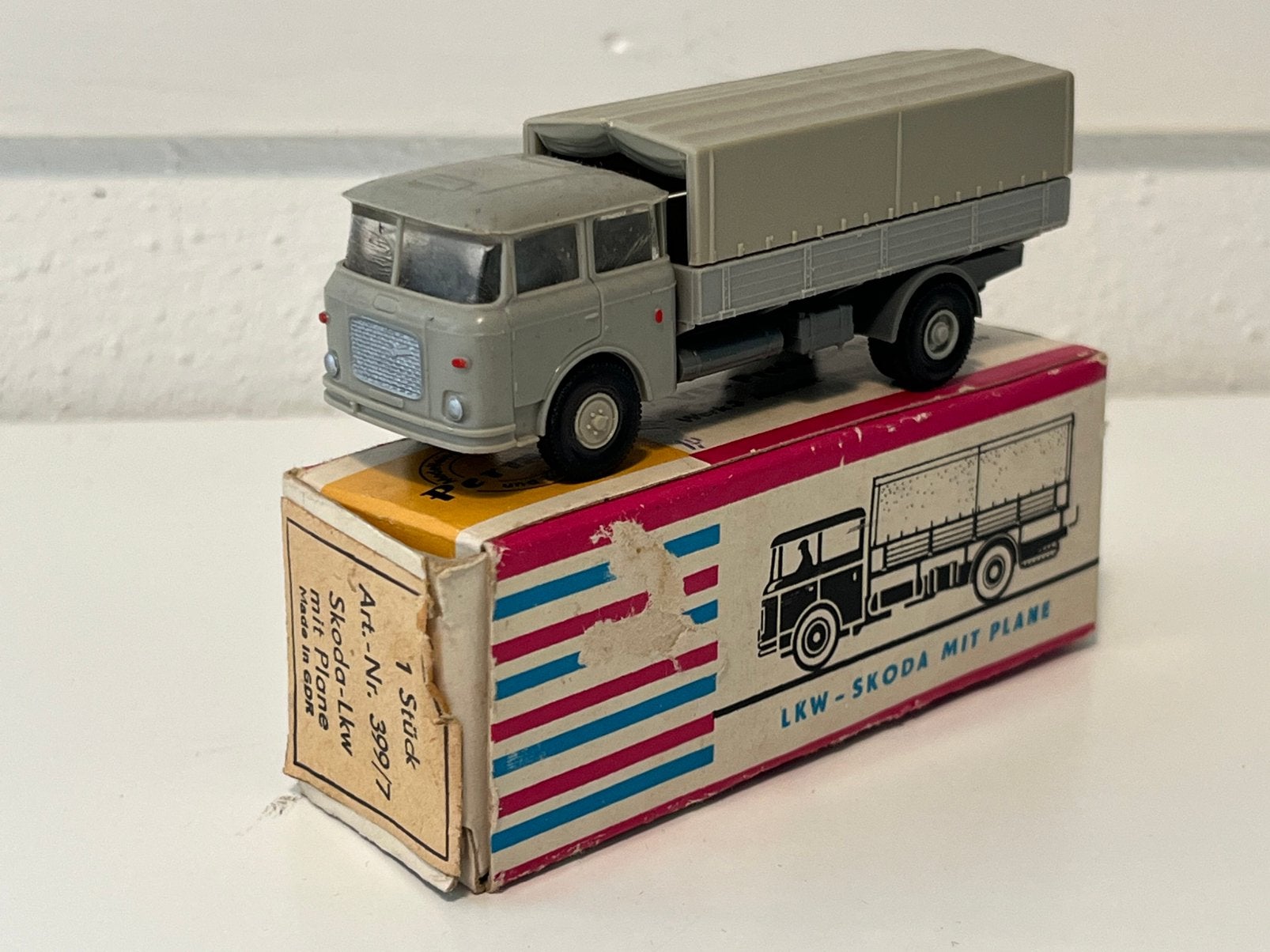 2x Permot Prefo Skoda HO 1:87 – Skoda Wasserwagen & LKW DDR, Verzenden, Zo goed als nieuw, Bus of Vrachtwagen, Overige merken