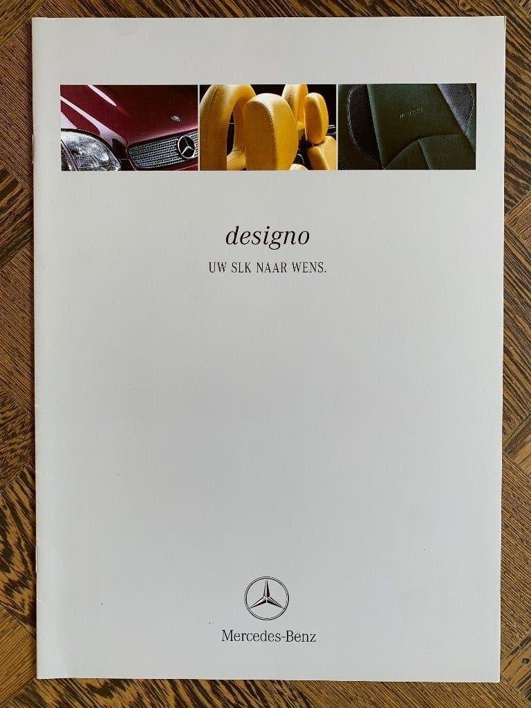 Folder Mercedes-Benz SLK-klasse R170 Designo 1999 NL nieuw, Nieuw, Mercedes-Benz, Mercedes, Ophalen of Verzenden