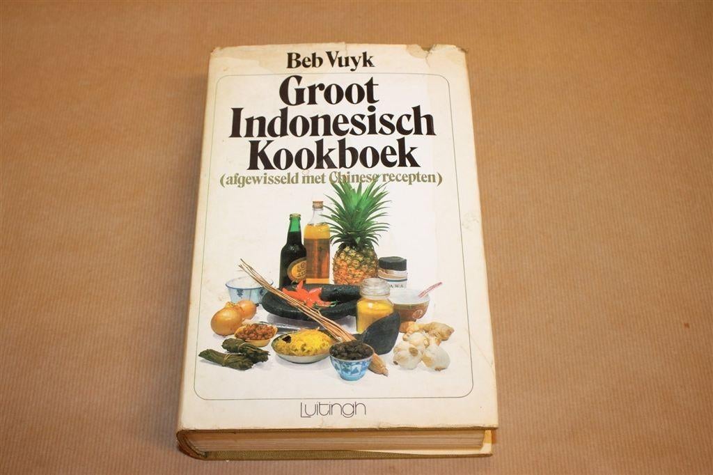 Groot Indonesisch Kookboek — Beb Vuyk — 1e dr 1973 Zeldzaam, Verzenden, Gelezen, Azië en Oosters