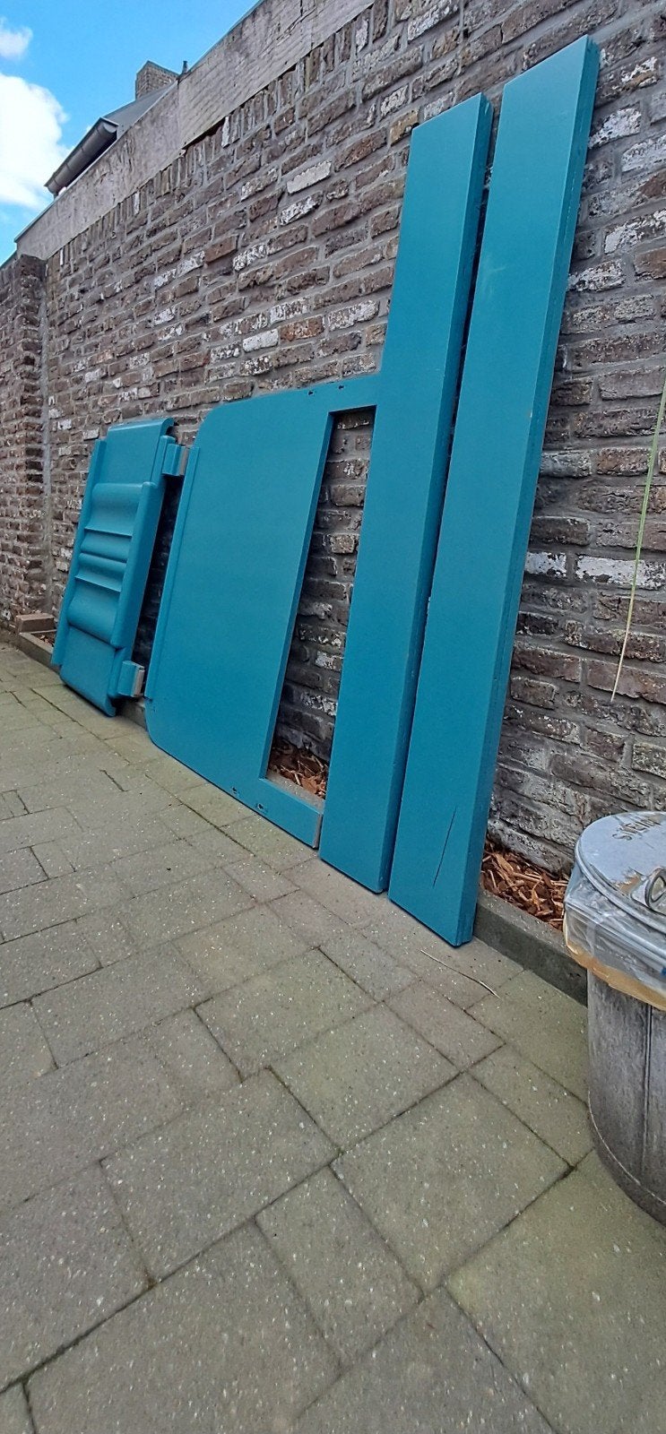 Vintage Twijfelaar Ombouw - Zeer Netjes Geschilderd, Huis en Inrichting, Slaapkamer | Bedden, Ophalen, Gebruikt, Overige kleuren