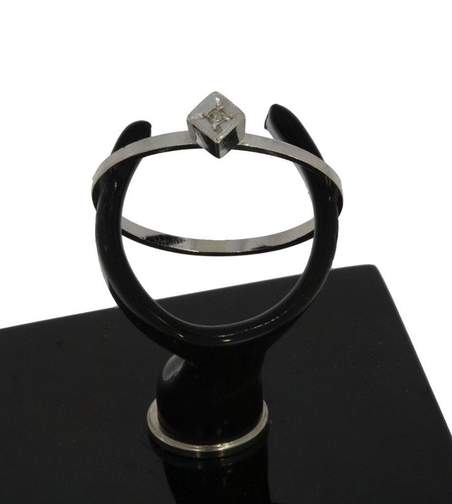 Diamant solitair 14k gouden dames ring briljant klassiek, Voordeelsieraden, Ophalen of Verzenden, Met edelsteen, Dame