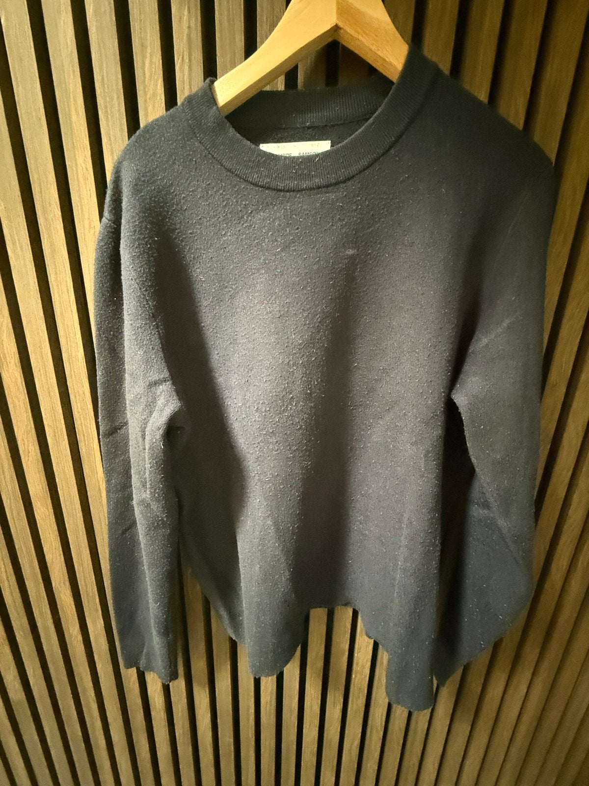 Samsøe Samsøe Donkerblauwe Trui - Maat M, Kleding | Dames, Truien en Vesten, Ophalen of Verzenden, Gedragen, Maat 38/40 (M), Blauw