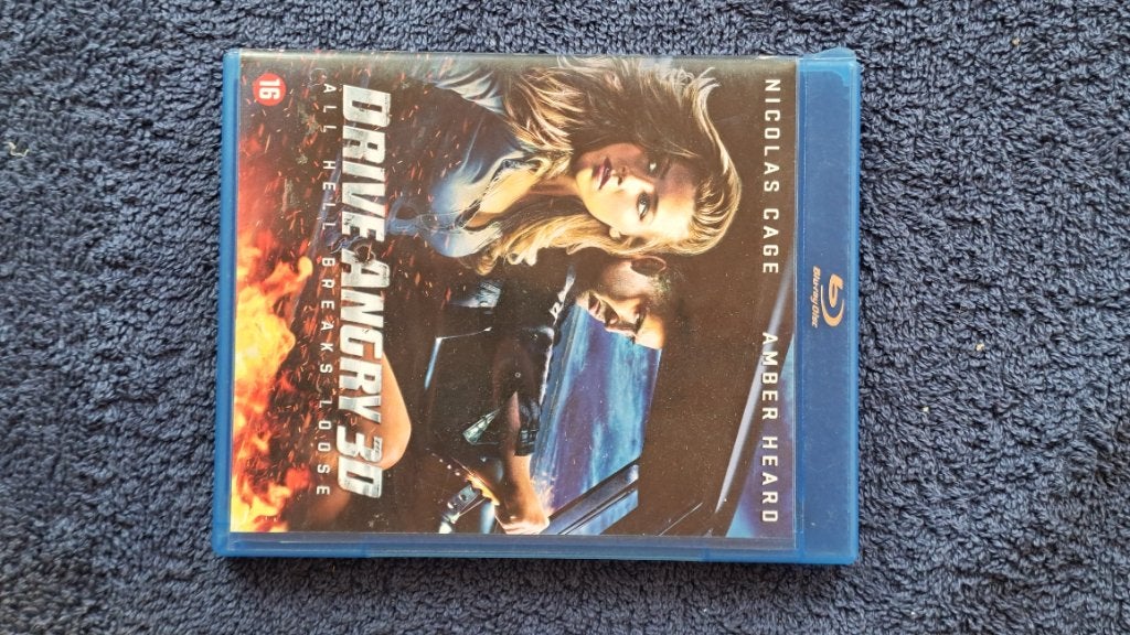 Drive Angry 3D "Blu Ray", Ophalen of Verzenden, Zo goed als nieuw, Actie