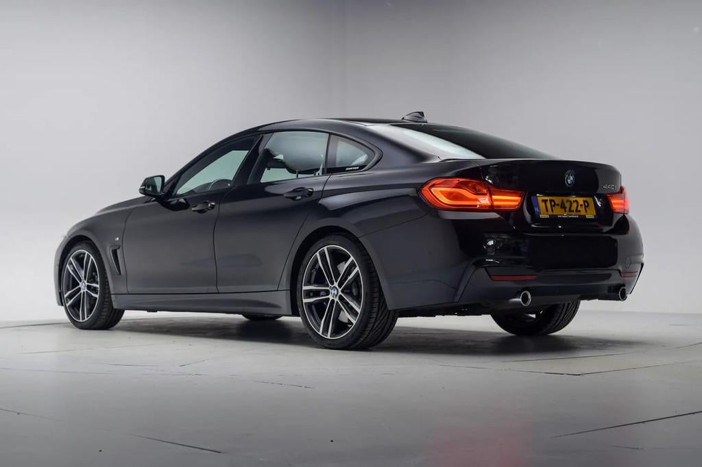 BMW 4 Serie Gran Coupe 440i LCI M Sport High Executive Aut., Gebruikt, 1595 kg, Zwart, 2998 cc