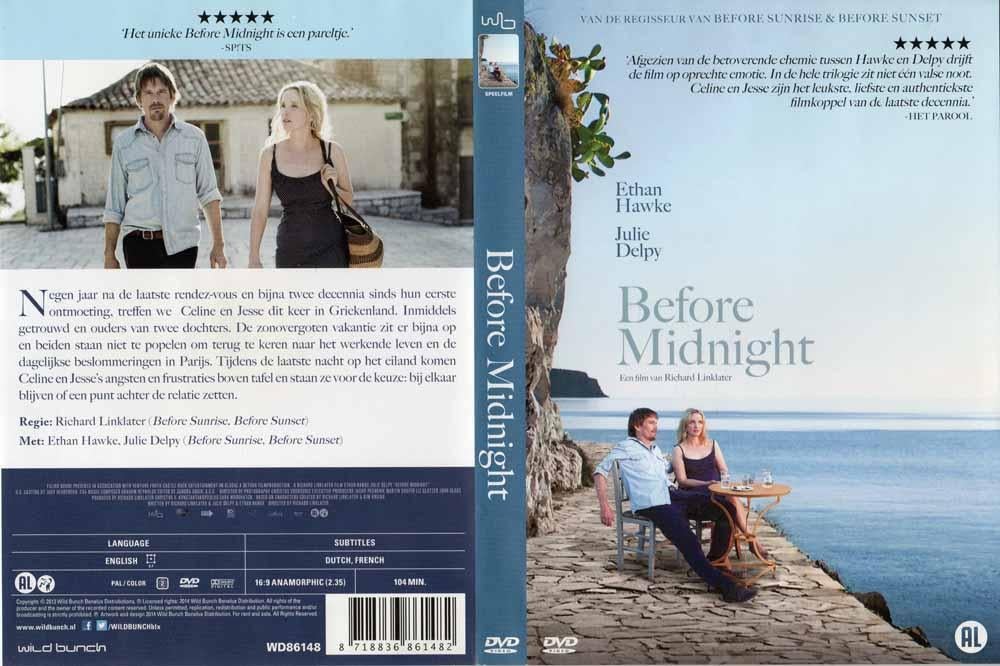 Before Midnight 2013 DVD met Ethan Hawke, Julie Delpy, Cd's en Dvd's, Alle leeftijden, Ophalen of Verzenden, Zo goed als nieuw
