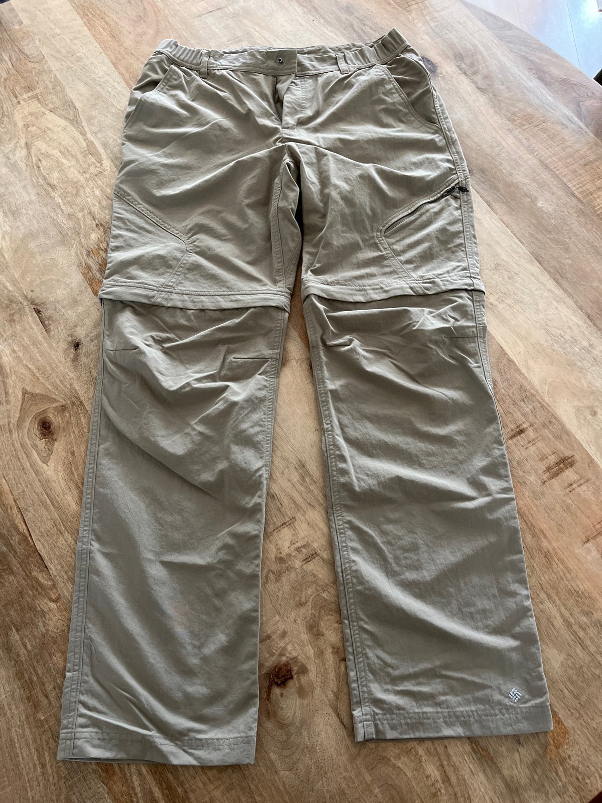 Columbia Omni-Shade afritsbroek - Maat 34/44, Ophalen of Verzenden, Gedragen, Maat 46 (S) of kleiner, Beige